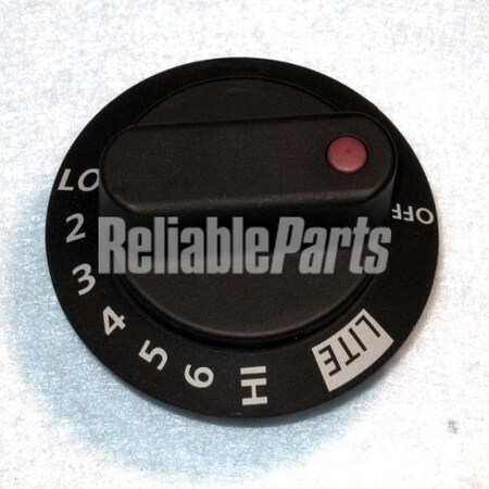 Electrolux Home Products Frigidaire Range Burner Control Knob, Black 318099100